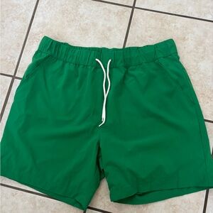 Original Use Bold Green Athletic Shorts